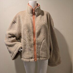 Madewell x Penfield Haight Fleece Full Zip Jacket Tan M